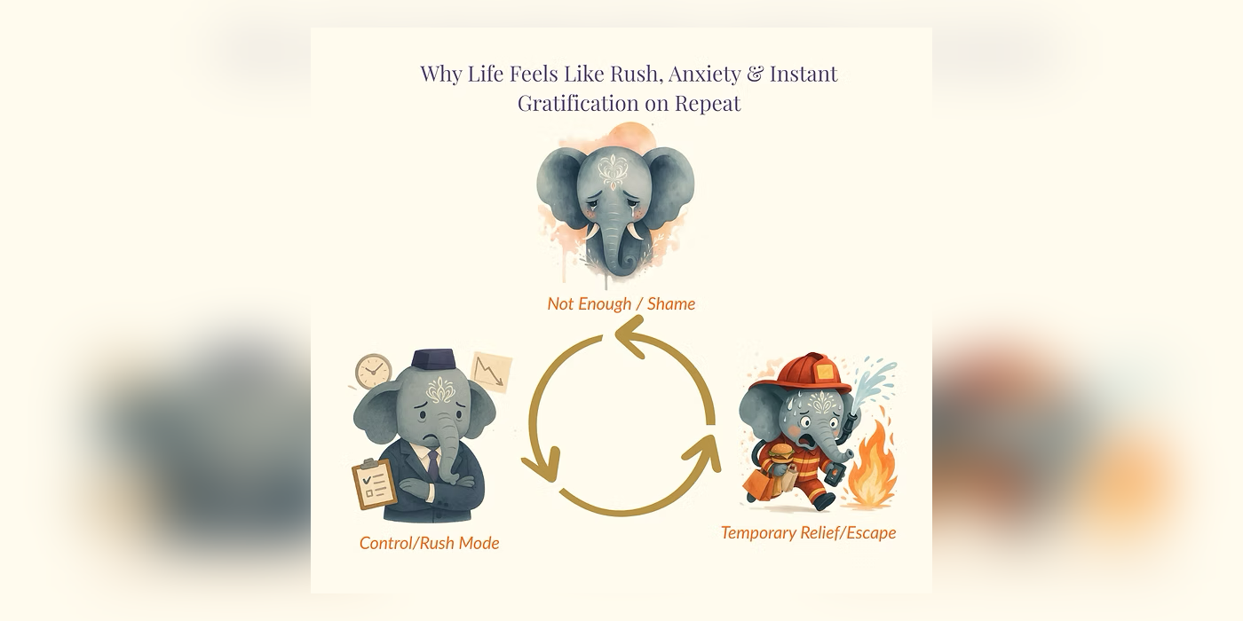 Why Life Lately Feels Like Rush, Anxiety, and Instant Gratification on Loop